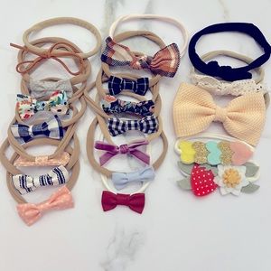Set of 19 infant 0-9 months headbands